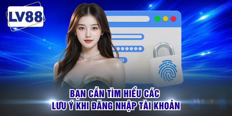 Bạn cần tìm hiểu các lưu ý khi đăng nhập tài khoản