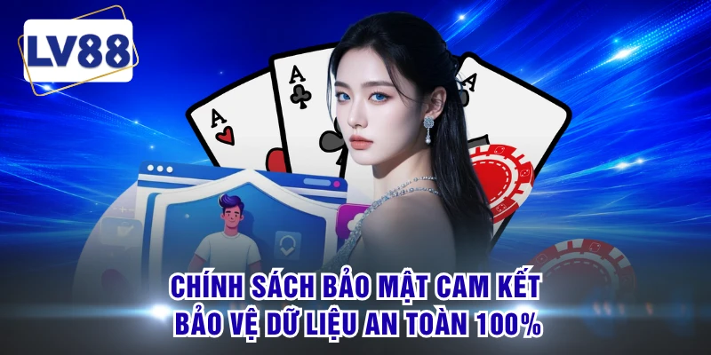 Chính sách bảo mật cam kết bảo vệ dữ liệu an toàn 100%