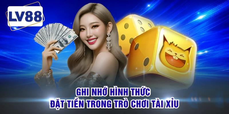 Ghi nhớ hình thức đặt tiền trong trò chơi Tài Xỉu 