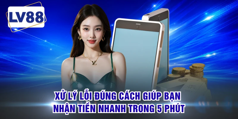 Xử lý lỗi đúng cách giúp bạn nhận tiền nhanh trong 5 phút